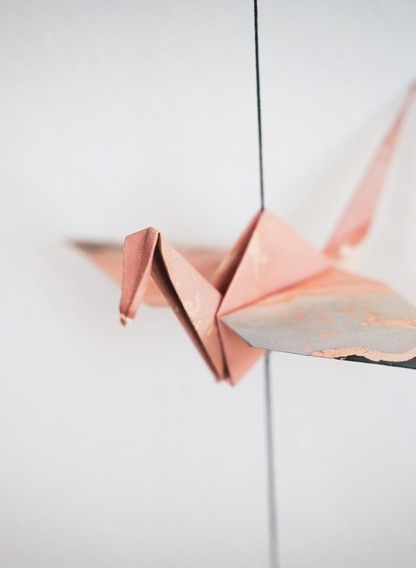 origami, paper, crane